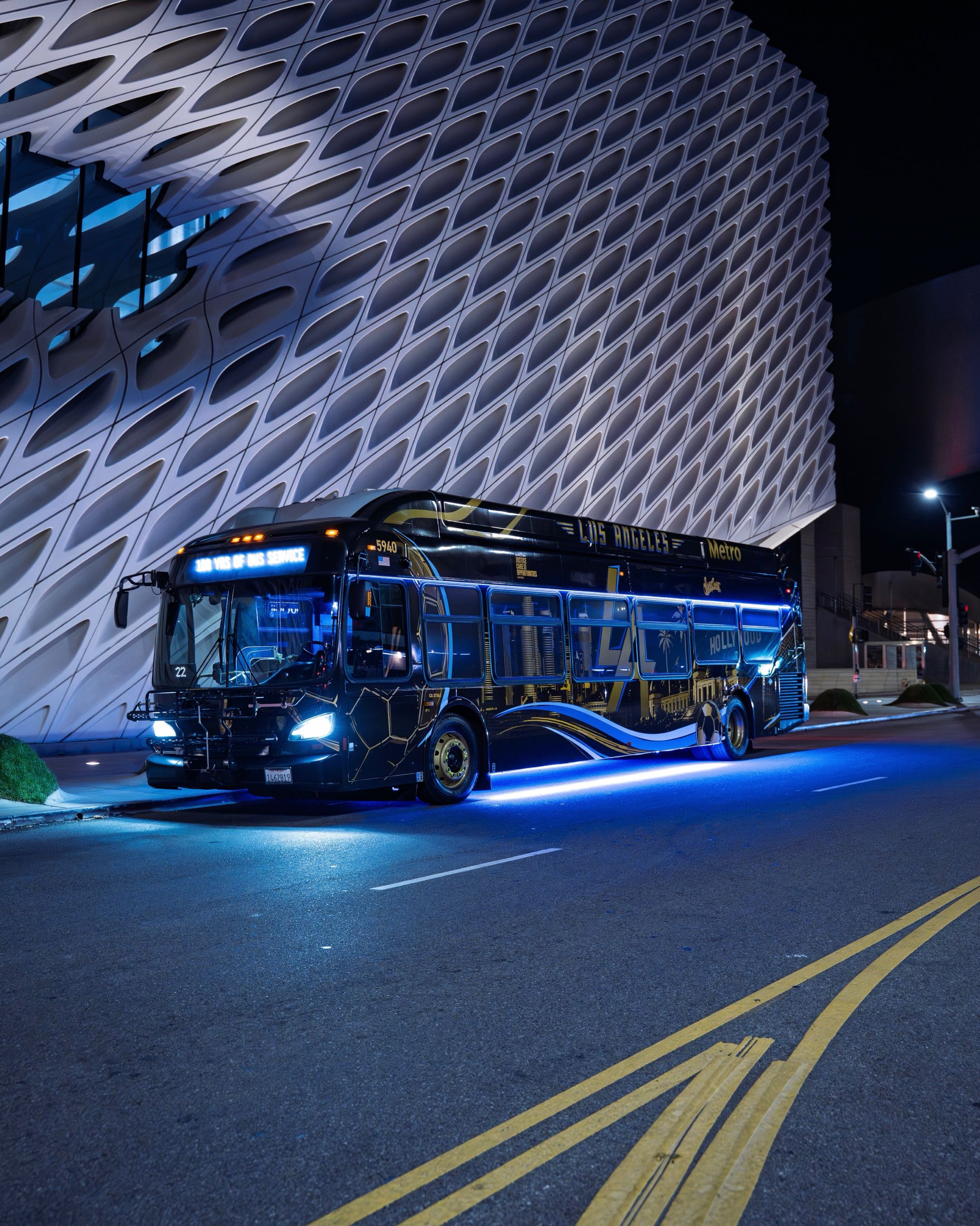 Custom World Cup fan bus by West Coast Customs, JCOD, and Metro Los Angeles